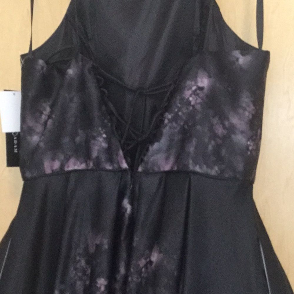 Betsy & Adam Black Pink Printed Ombré Halt… - Picture 12 of 13